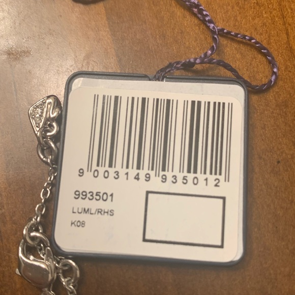 NWT Swarovski Silver Tone Necklace - Picture 3 of 4